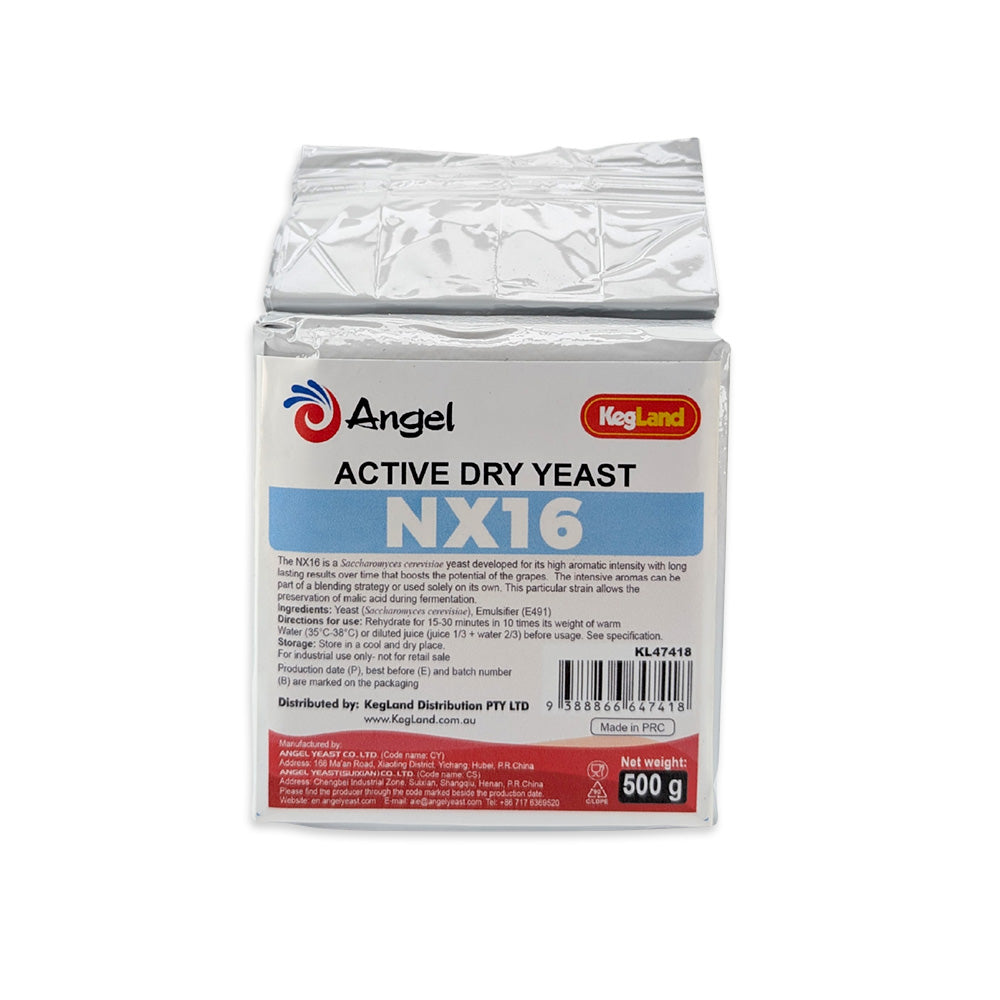 Commercial Wine Yeast - NX16 500g Brick - Angel KegLand