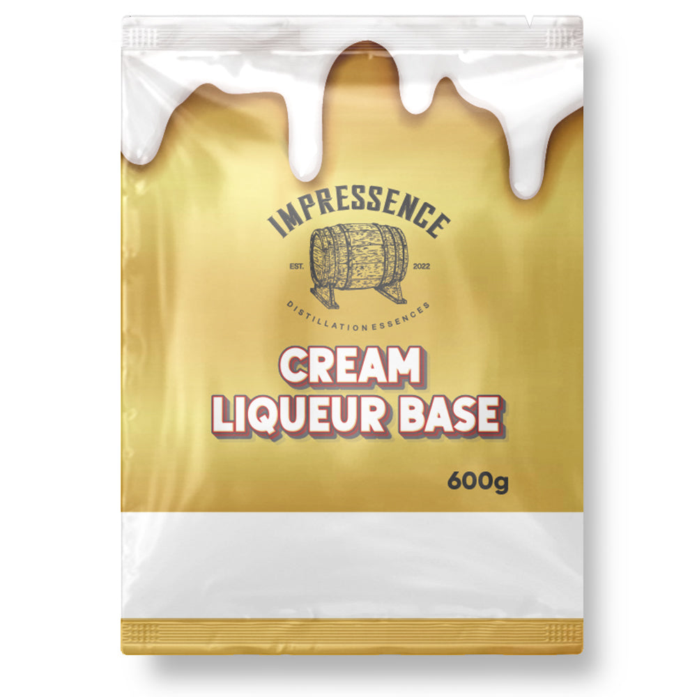 Packaging of Impressioness Cream Liqueur Base with visible brand logo and product details.