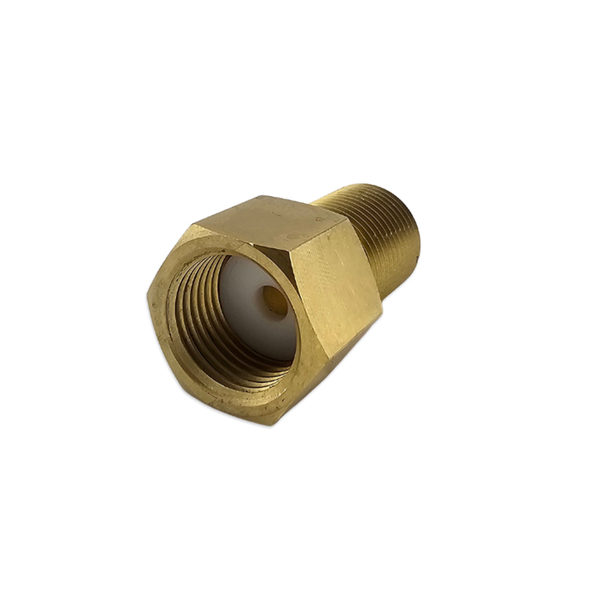 Type 30 CO2 Cylinder Valve Extension - includes nylon regulator washer.