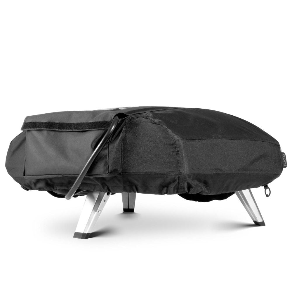Ooni Koda 2 Black Waterproof Cover includes pouch for regulator and LPG hose