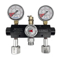 The Infinity™ Auto Changeover senses a depleted pressure in the priotised cylinder and automatically switches to the reserve cylinder.