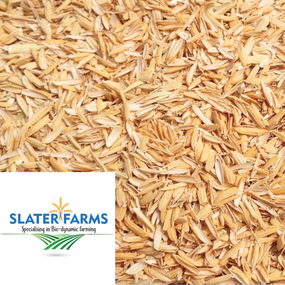 Slater Farms Food Grade Rice Hulls.