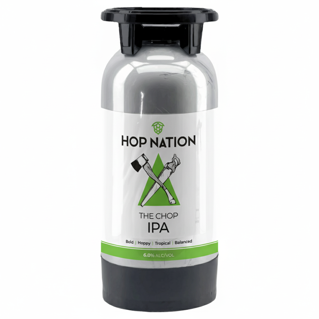 Hop Nation The Chop IPA in 20L Talos keg for kegerator or party pump