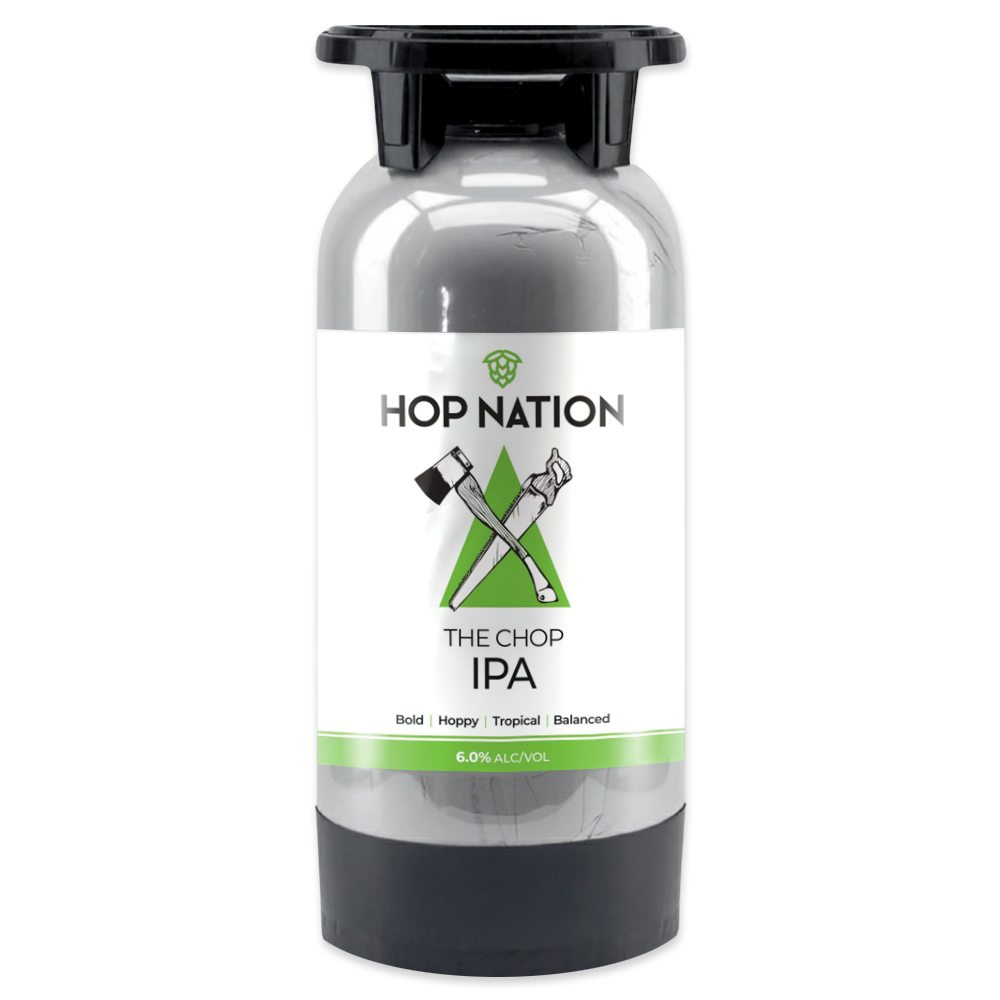 Hop Nation The Chop IPA in 20L Talos keg for kegerator or party pump