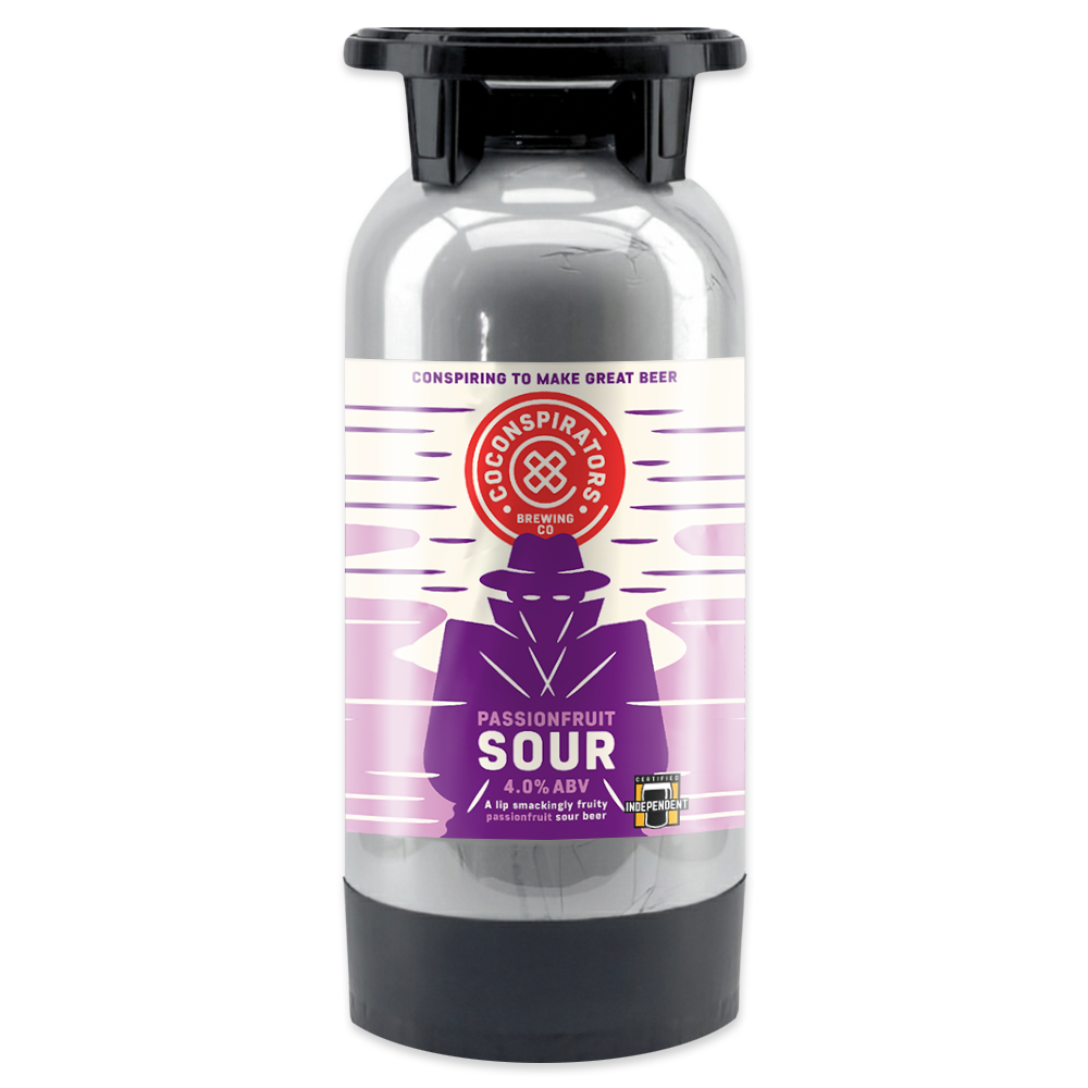 20L A-type Talos Keg of Co-Conspirators Passionfruit Sour - 4.0% ABV and lip smackingly good.