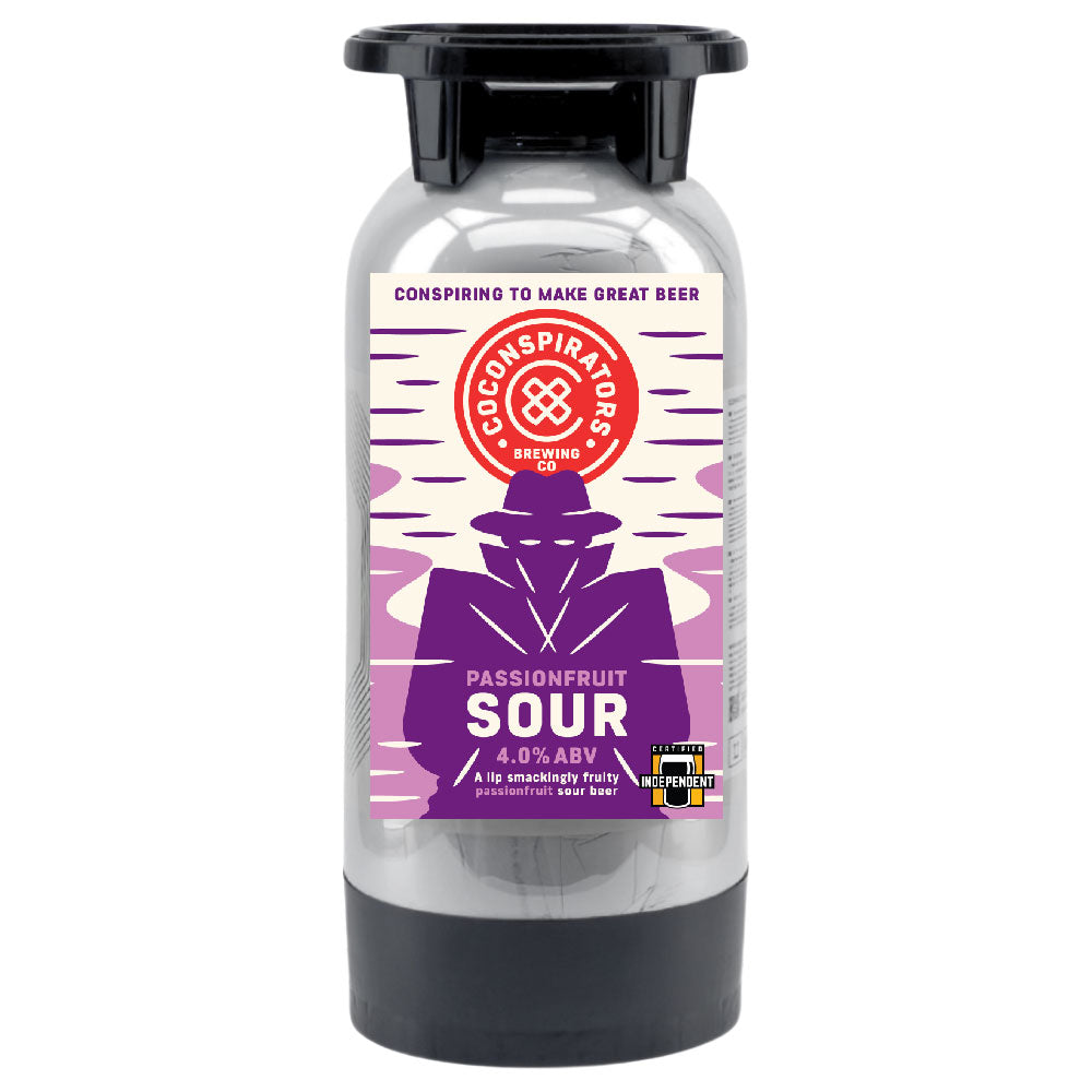 20L A-type Talos Keg of Co-Conspirators Passionfruit Sour - 4.0% ABV and lip smackingly good.