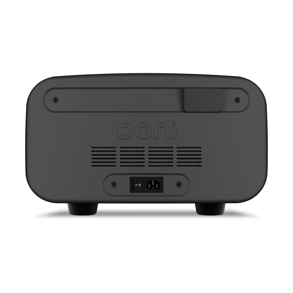 Ooni Volt 2 - Rear View - 10A IEC Cable with on/off switch