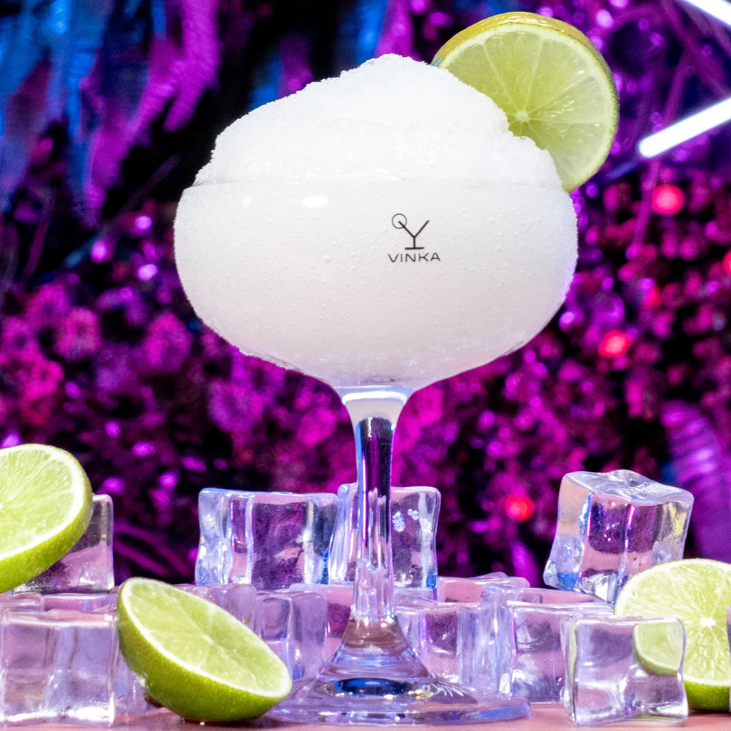 Commercial Frzoen Margarita in Glass to be served at venues