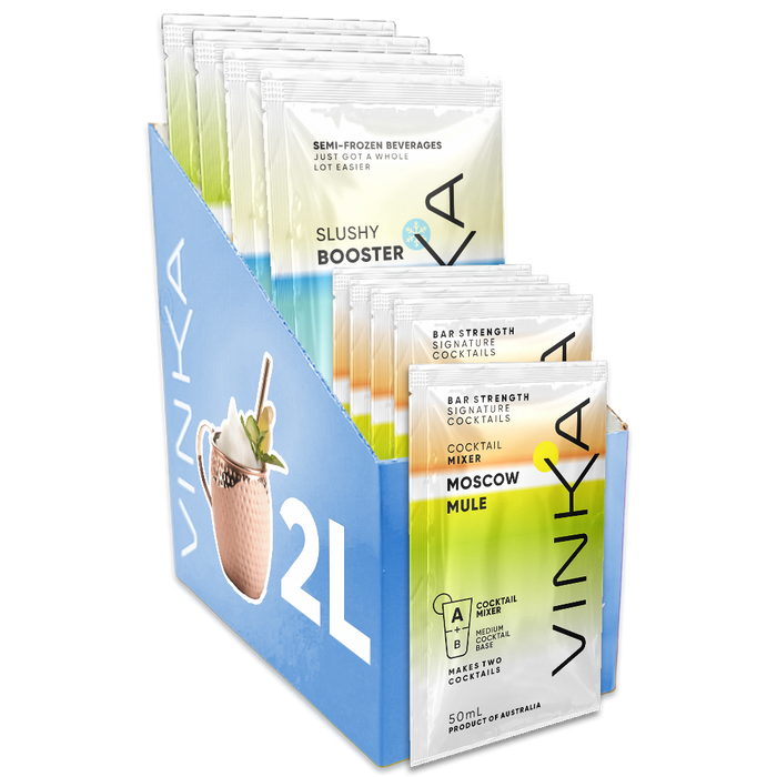 Frozen Moscow Mule VINKA Slushy Cocktail Kit Makes 2L NINJA Slushi