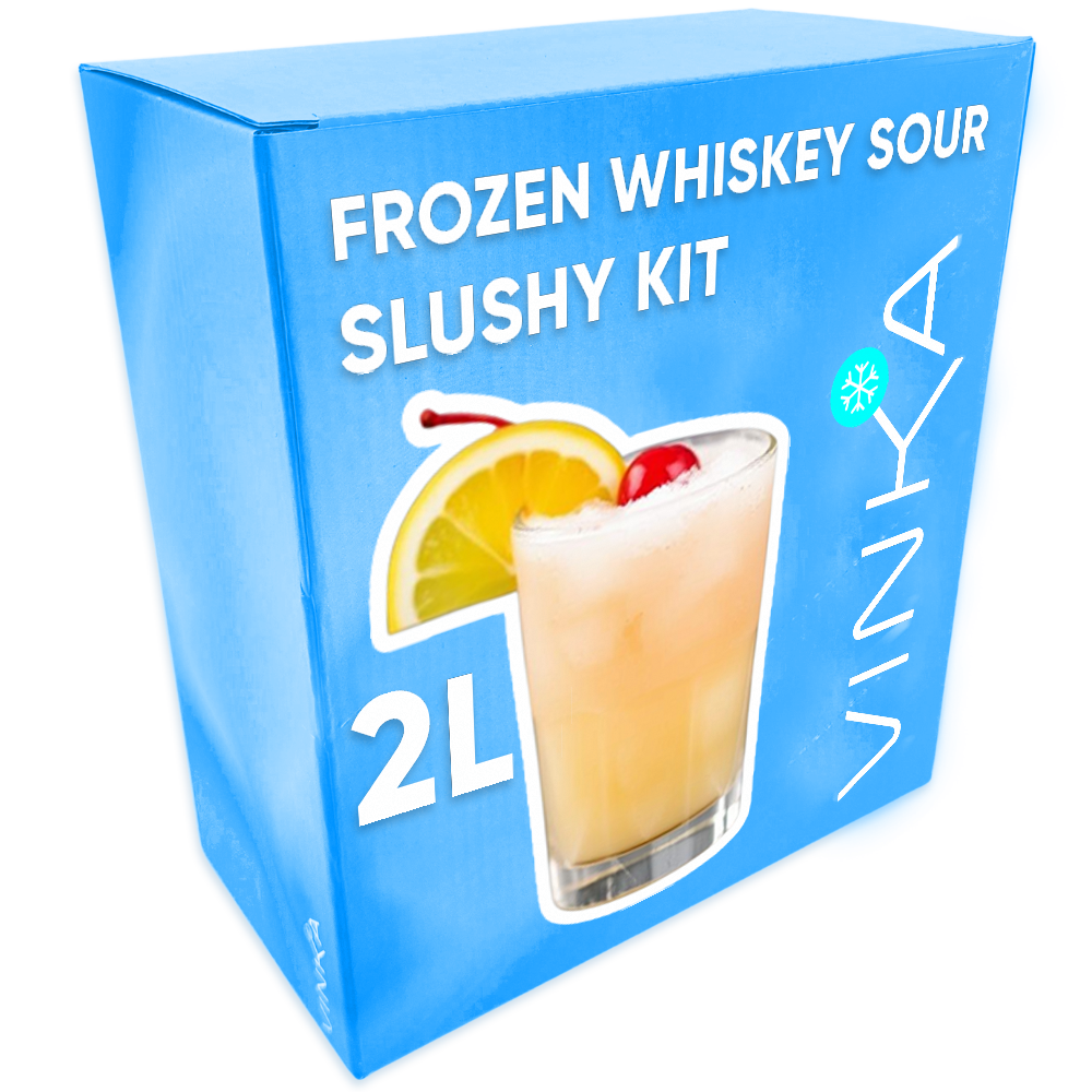 Whiskey flavor paired with tart lemon mix, and a hint of sweetness, all designed to be blended into a smooth slushy that will excite the tastebuds.