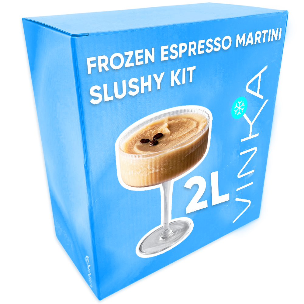 Each kit contains high-quality espresso martini mixers that have been specially formulated to give a smooth, velvety texture to this strong frozen cocktail.