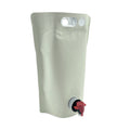 3L Blank Eggshell Stand Up Bladders (Pack of 5) spout