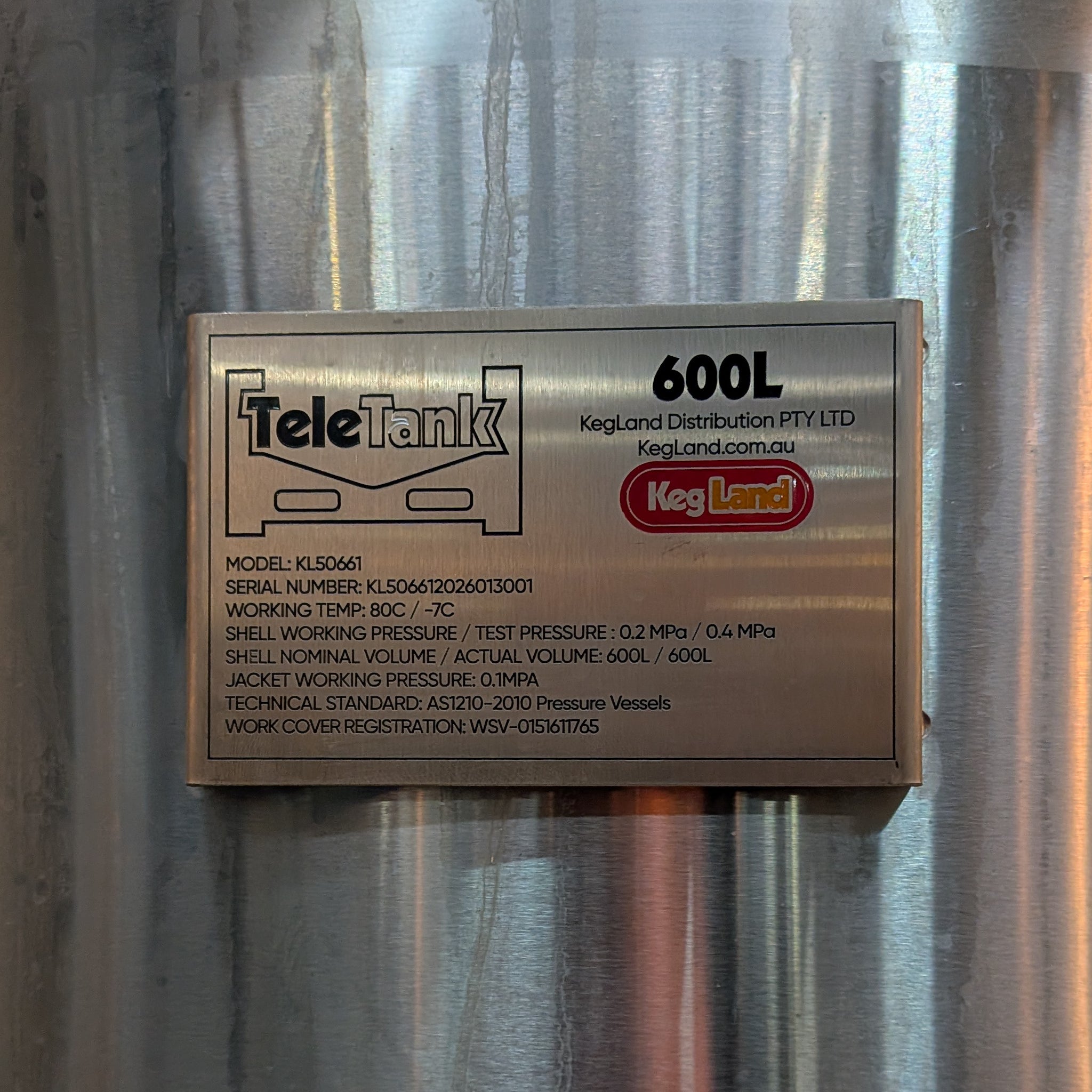 TeleTank 600L - information card