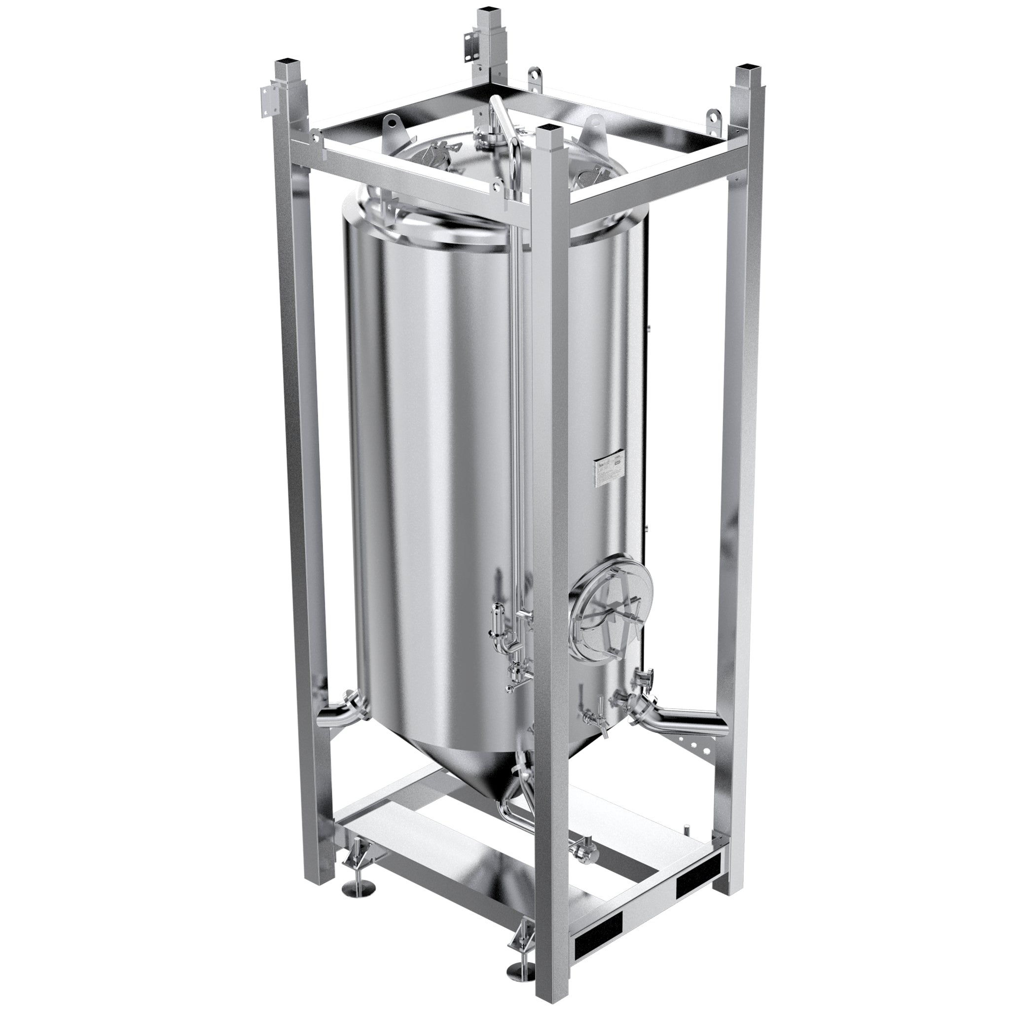 TeleTank 1200L - jacketed side on view