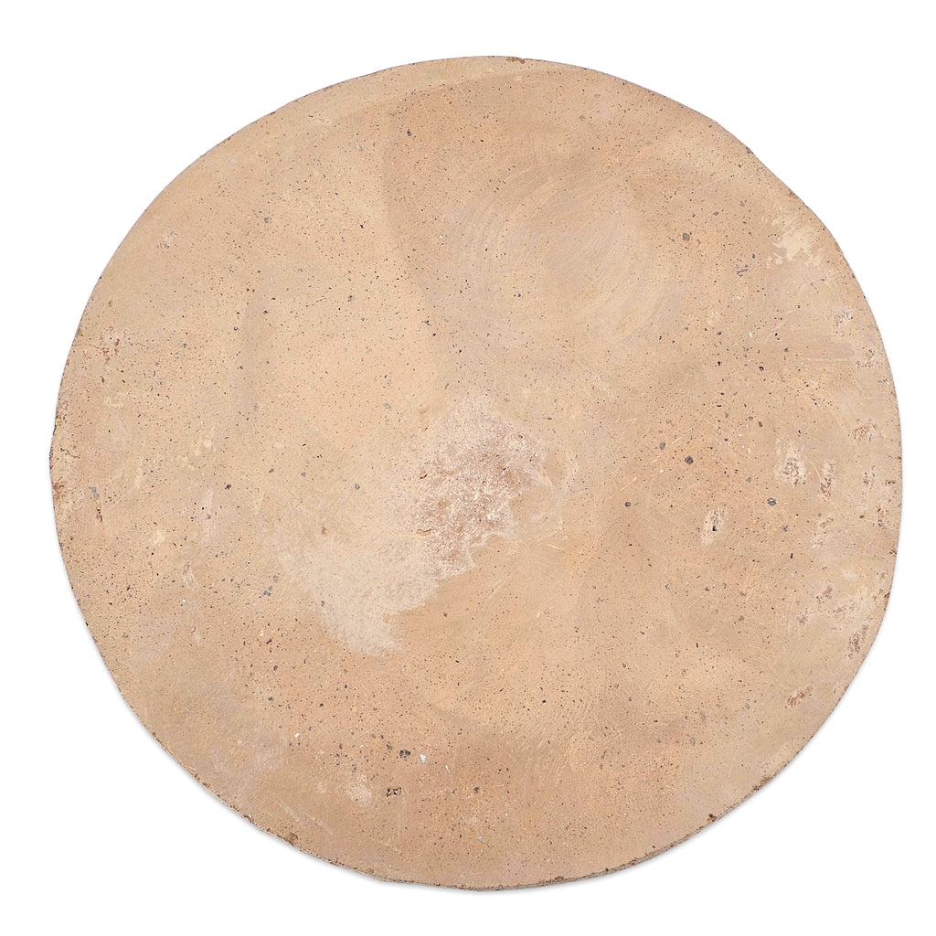 Round 100% Italian Authentic Biscotto Stone in 16 Inches for the HIZO Spiro. Top down view.
