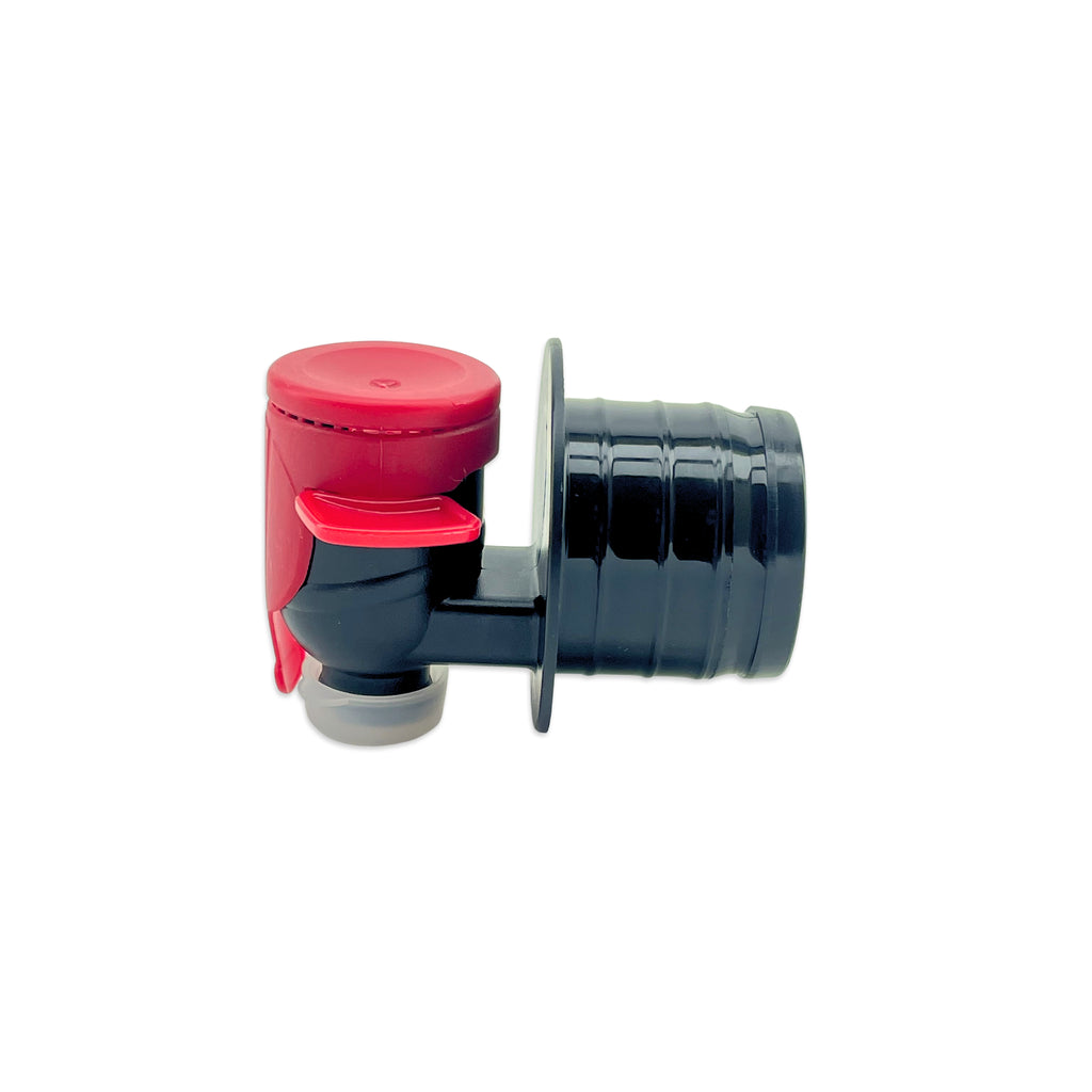 Tamper Seal Tap Spout for Stand Up Bladders (Pack of 5) side on