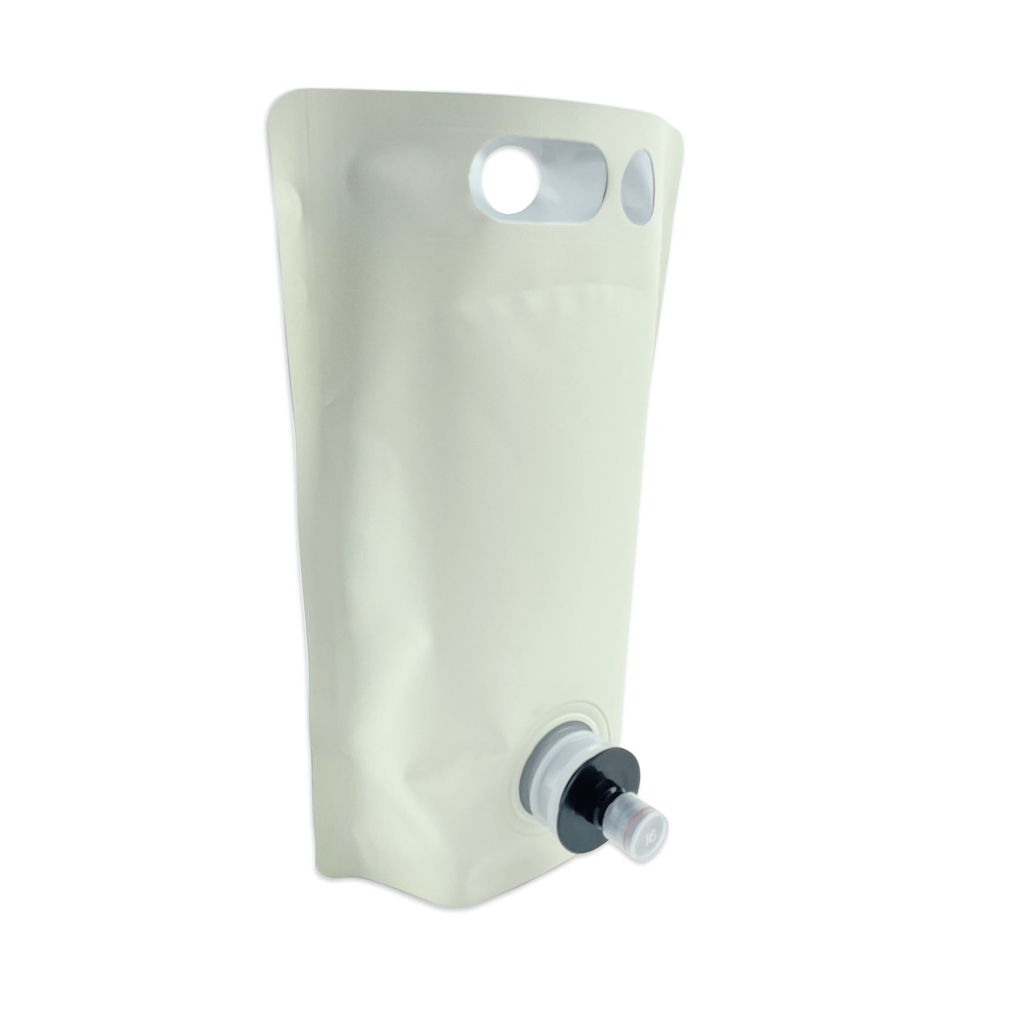 1.5L Blank Eggshell Stand Up Bladders (Pack of 5) with ball lock