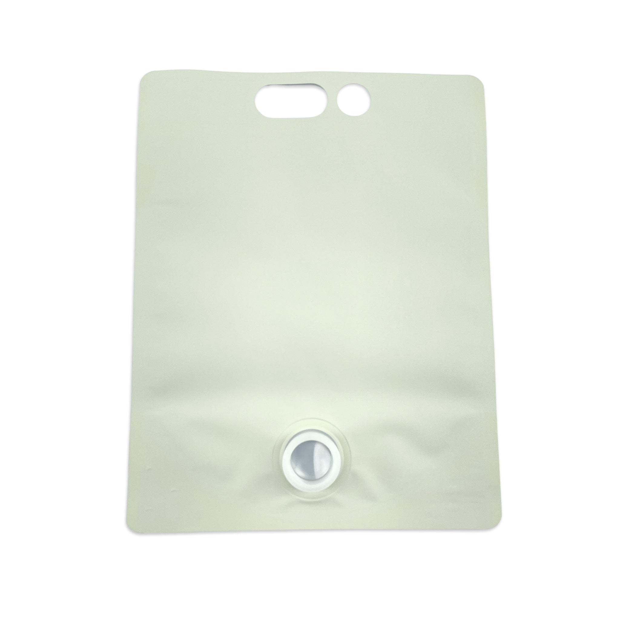 3L Blank Eggshell Stand Up Bladders (Pack of 5) flat