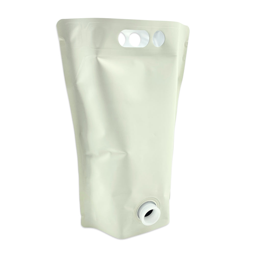 5L Blank Eggshell Stand Up Bladders (Pack of 5)