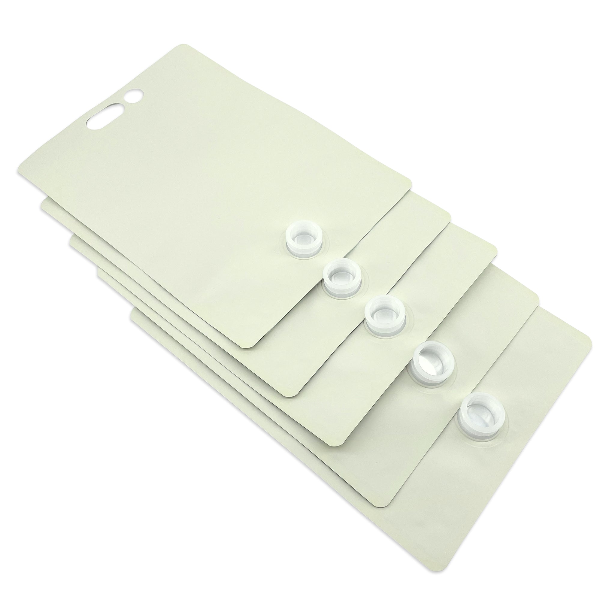 5L Blank Eggshell Stand Up Bladders (Pack of 5)