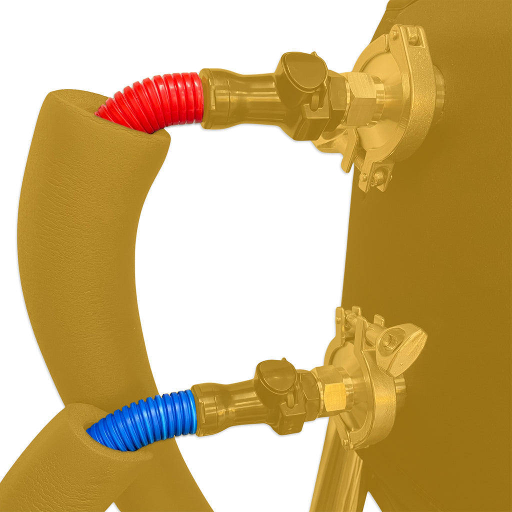 Corrugated Tubes (Red & Blue)