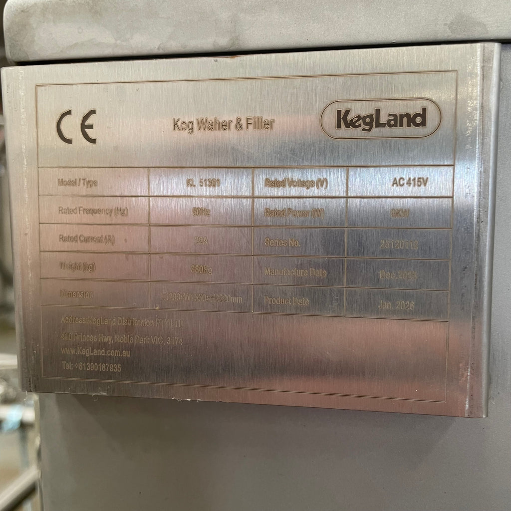 Automatic Keg Washing & Filling Machine
