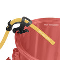 Adjustable anti-kink tube holder for brewing vessels.