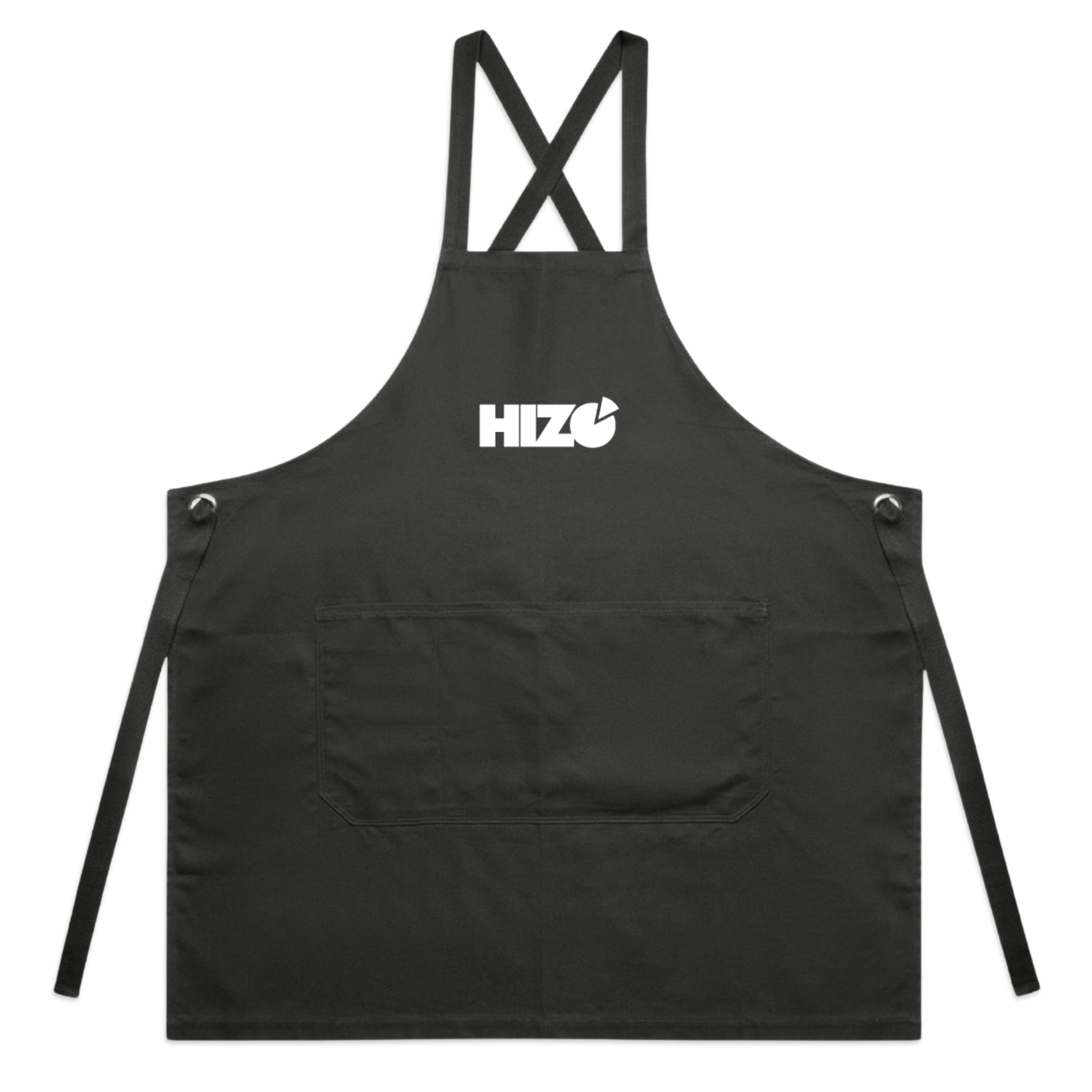 HIZO Deluxe Apron - ASColour Carrie Apron (Coal) OSFM