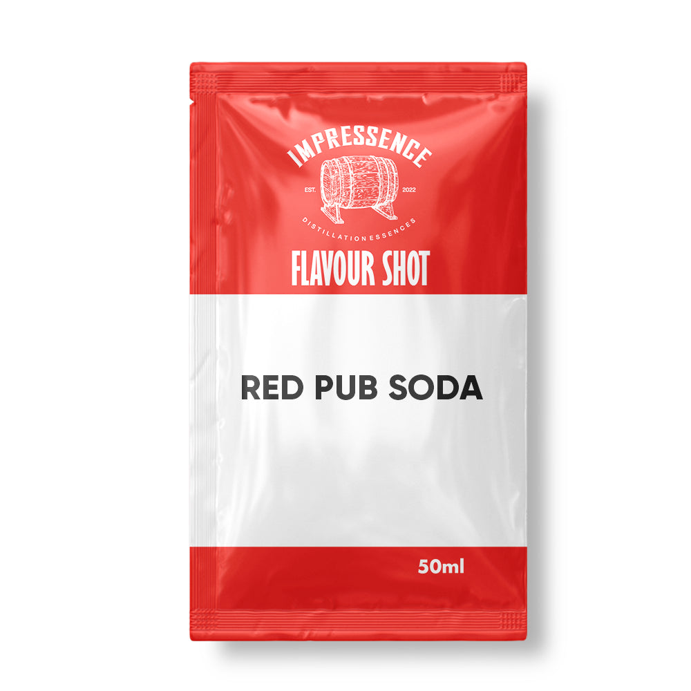 That classic red pub soda is full of bursting raspberry flavours and creamy backbone.