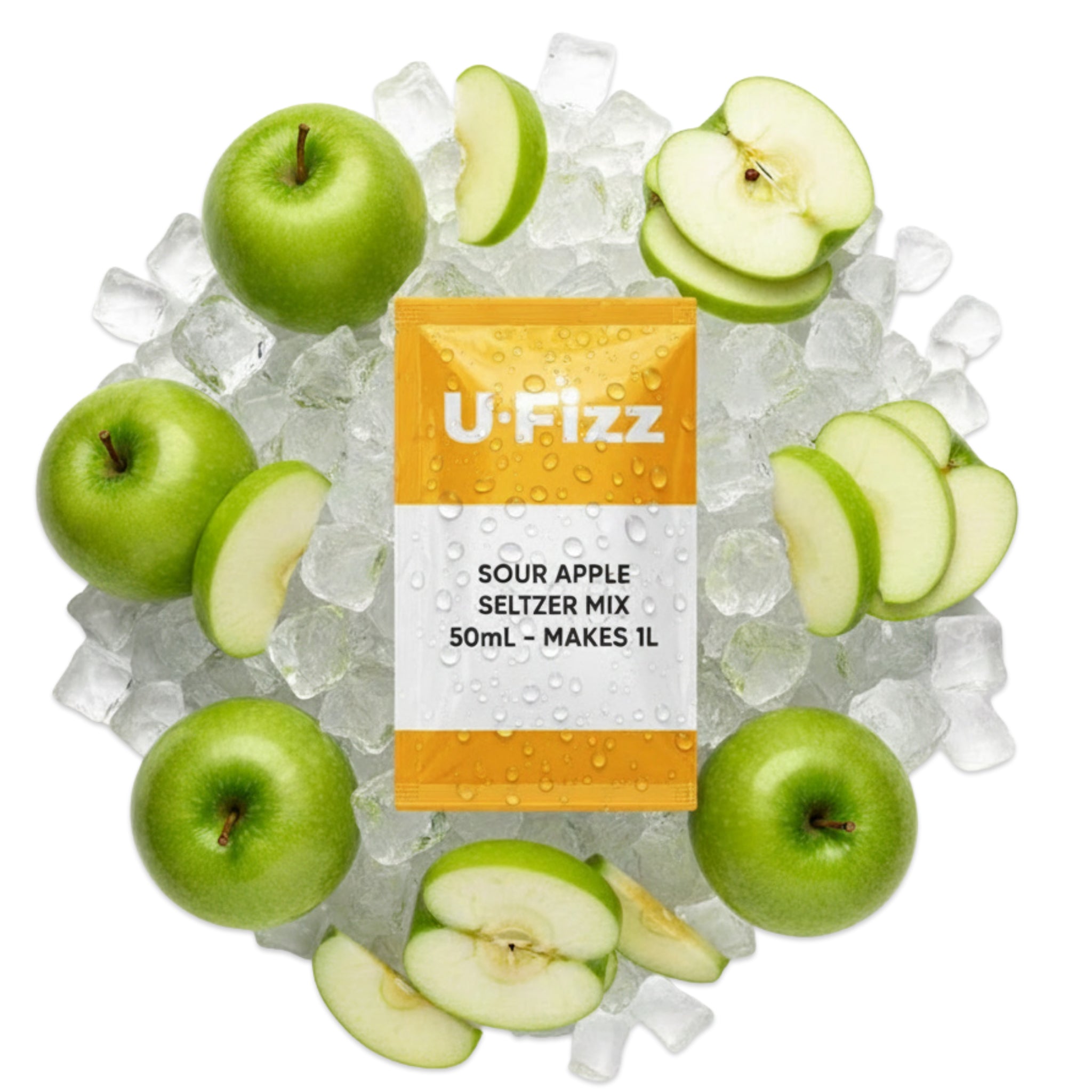 Tastes of classic green apple with a kick of sourness all within a guilt free sparkling beverage.