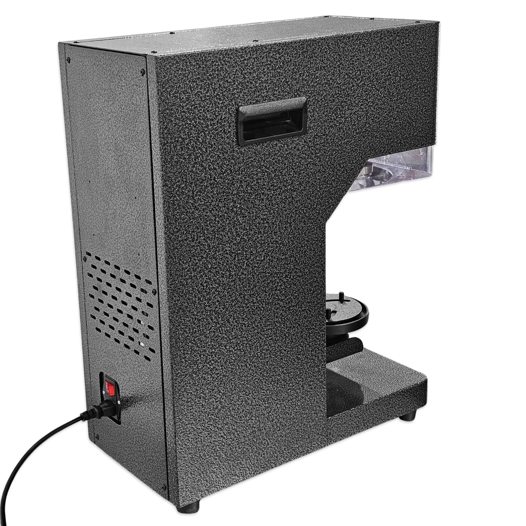 Rear view showing the IEC power cord and on/off switch on the back of the Cannular Auto-Lift.