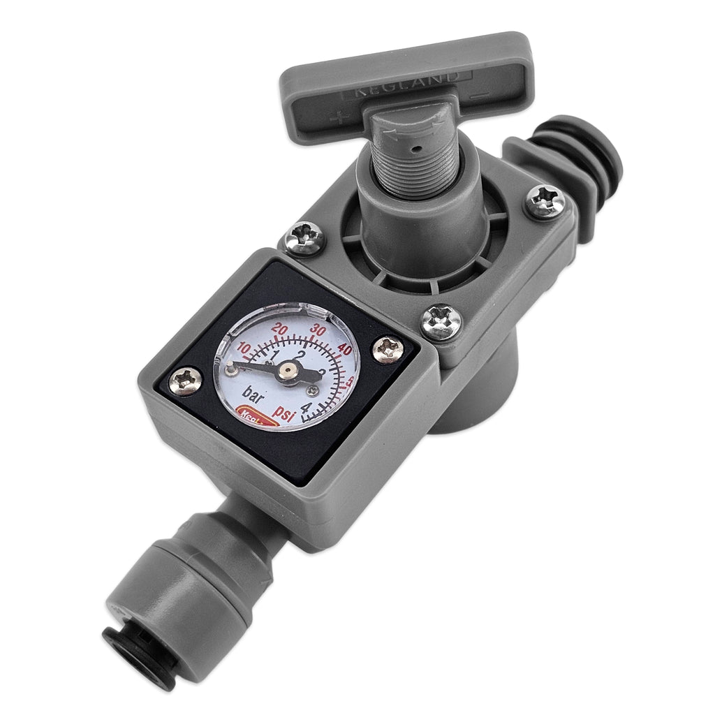 8mm duotight inline regulator for duotight manifold alternate angle position.