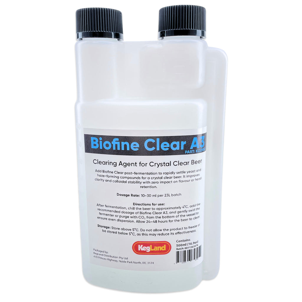Biofine Clear A3 - 500ml label