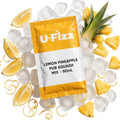 U-Fizz Natural Lemon Pineapple Pub Squash Mix - 50mL makes 1L