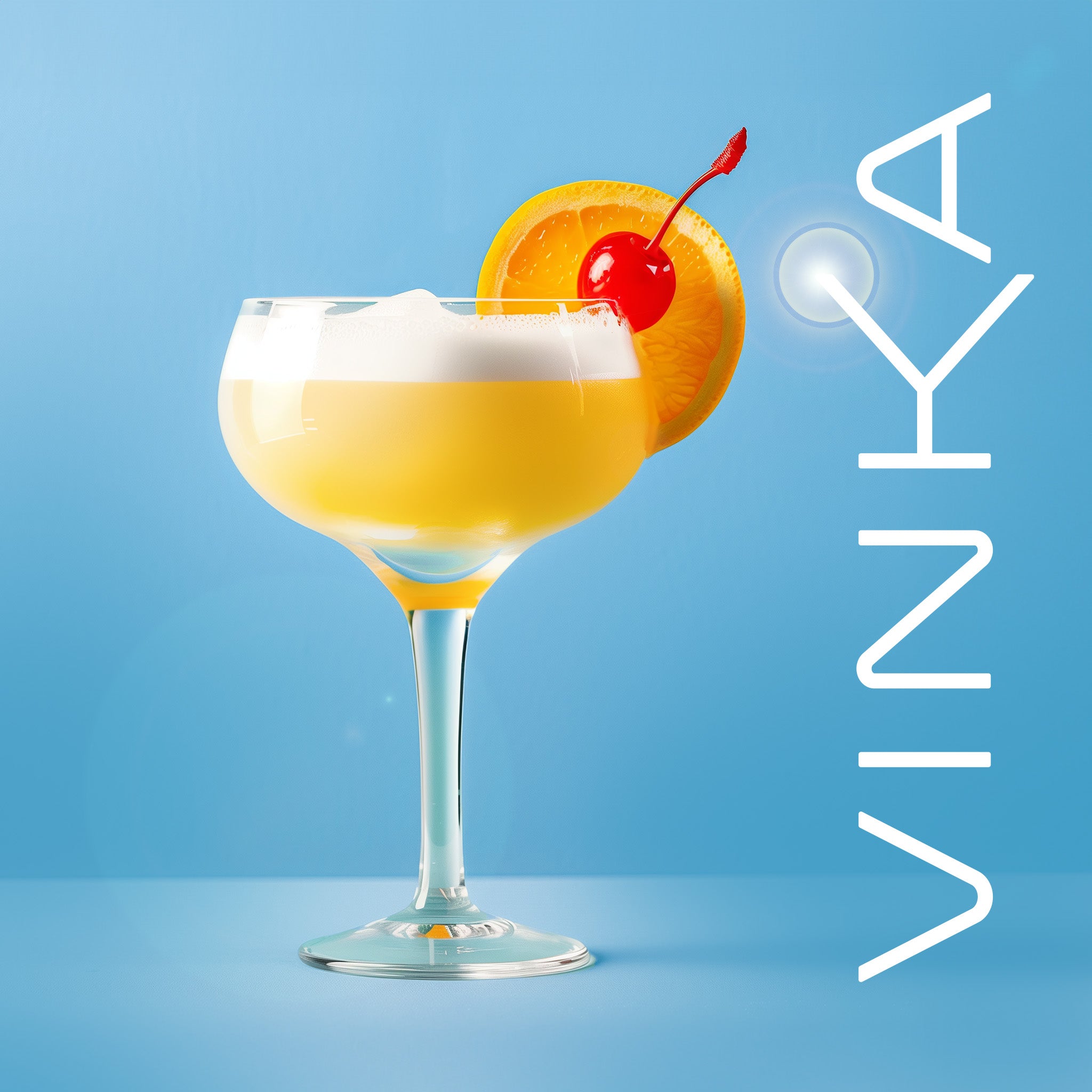 VINKA Amaretto Sour in Glass