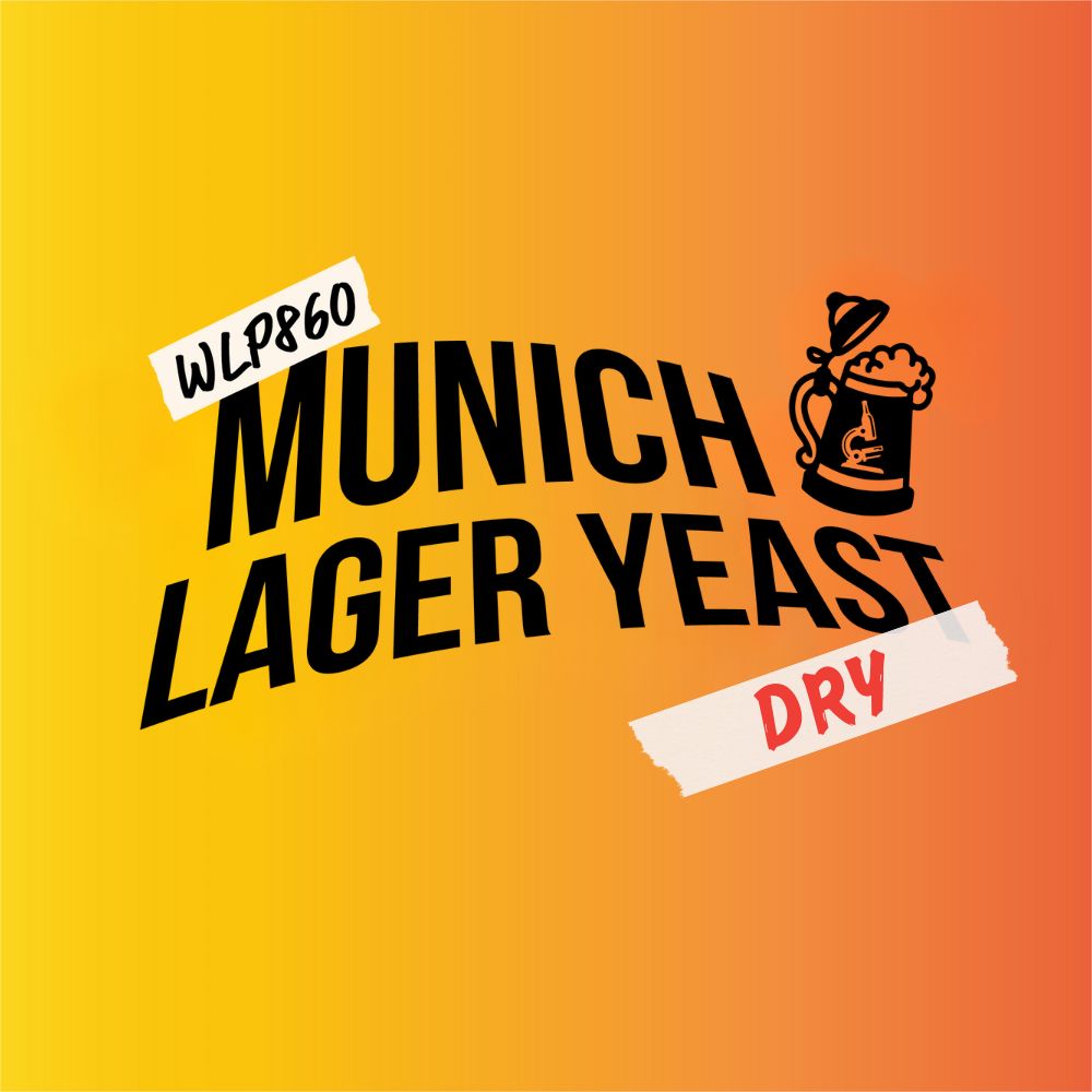 Best selling White Labs Lager Strain WLP860 Munich - Graphic