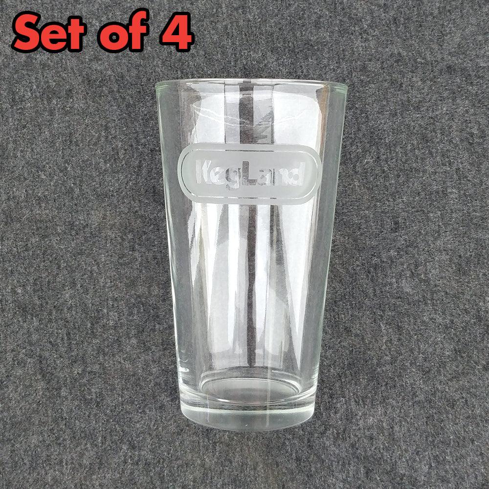 Beer Pint Glass 4pcs/pack - KegLand