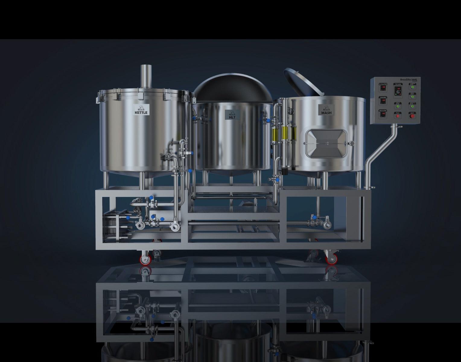 BrewZilla 200L - 3 Vessel Micro - Brewery - KegLand