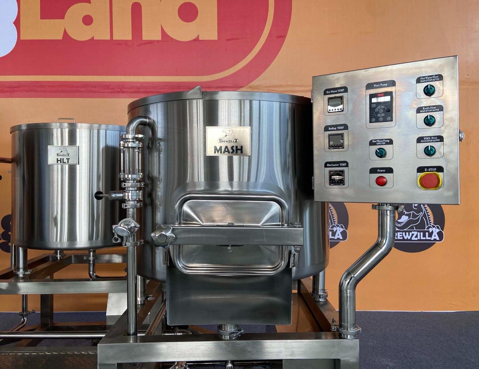BrewZilla 200L - 3 Vessel Micro - Brewery - KegLand