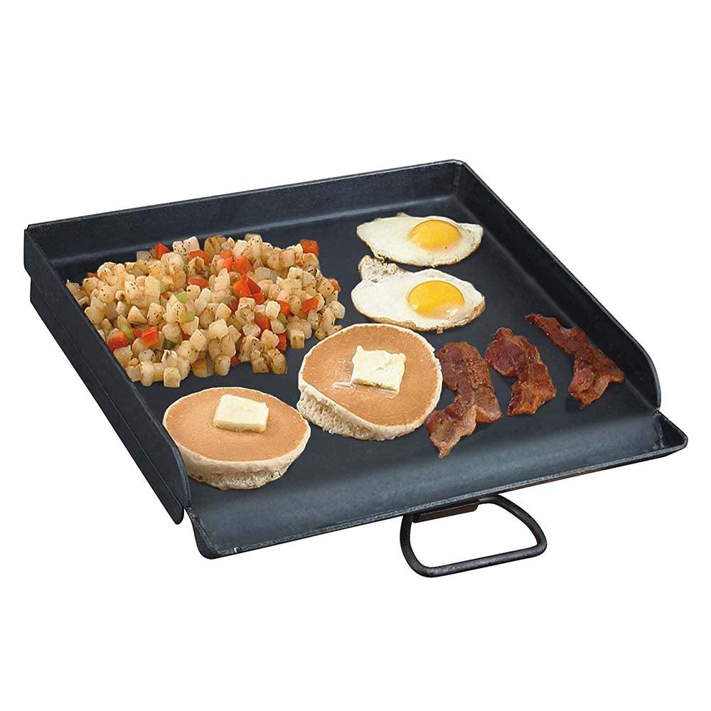 Camp Chef 14 Inch Flat Top Griddle Cast Iron Cooktop Single Burner