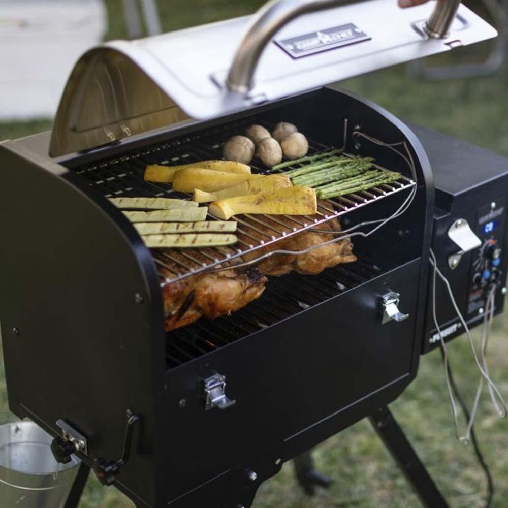 Portable shop pellet grill