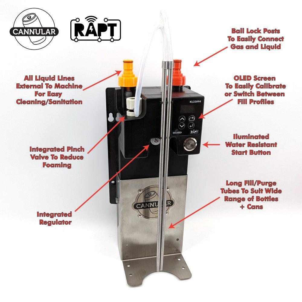 Cannular Can and Bottle Filler - RAPT - KegLand