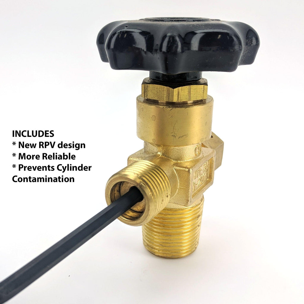 CO2 Cylinder Valve (with RPV) - KegLand