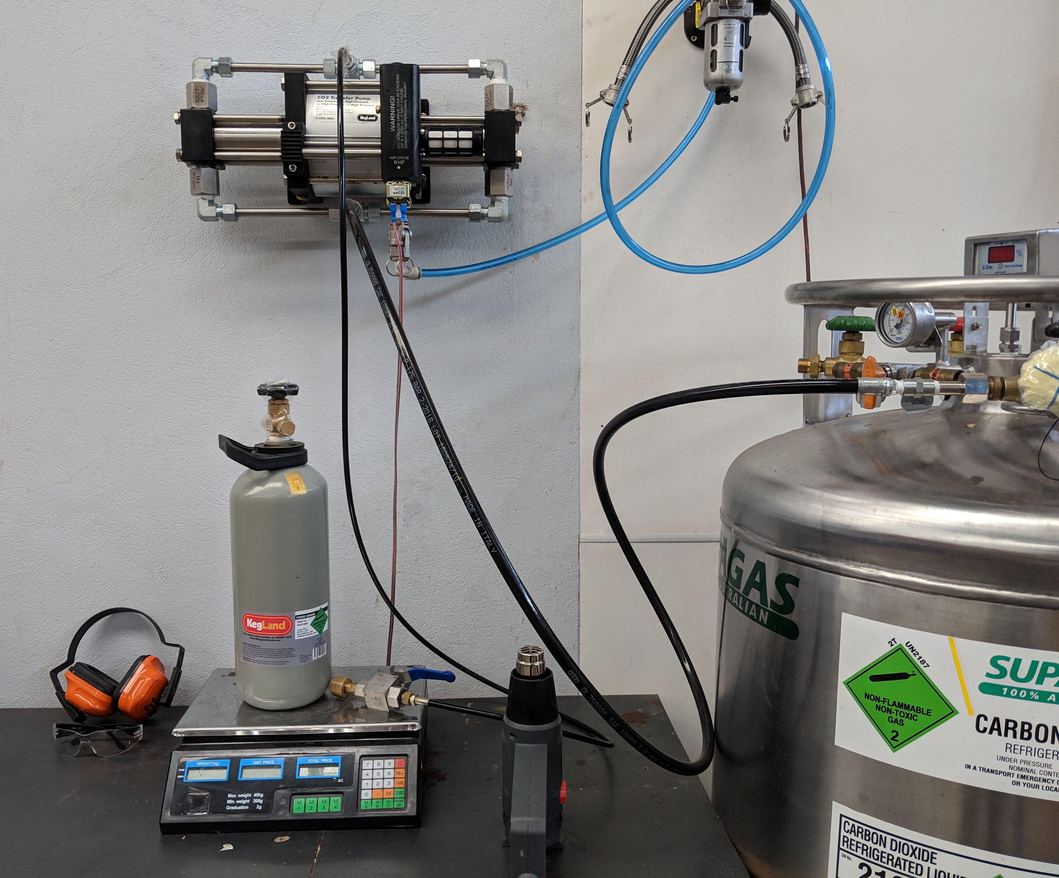 CO2 Refill Station-Dual Acting(Low+High Pressure) - KegLand