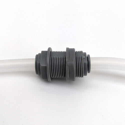duotight – 8mm (5/16”) Female x 8mm (5/16”) Female Bulkhead with Locknut - KegLand