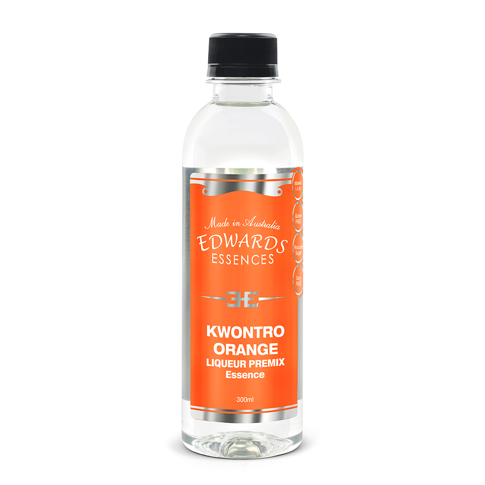 Edwards Essences - Kwontro Orange Liqueur Premix 300mL - KegLand
