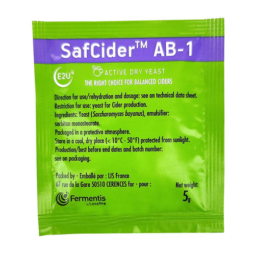 Fermentis SafCider - AB-1 x 5g Yeast - KegLand