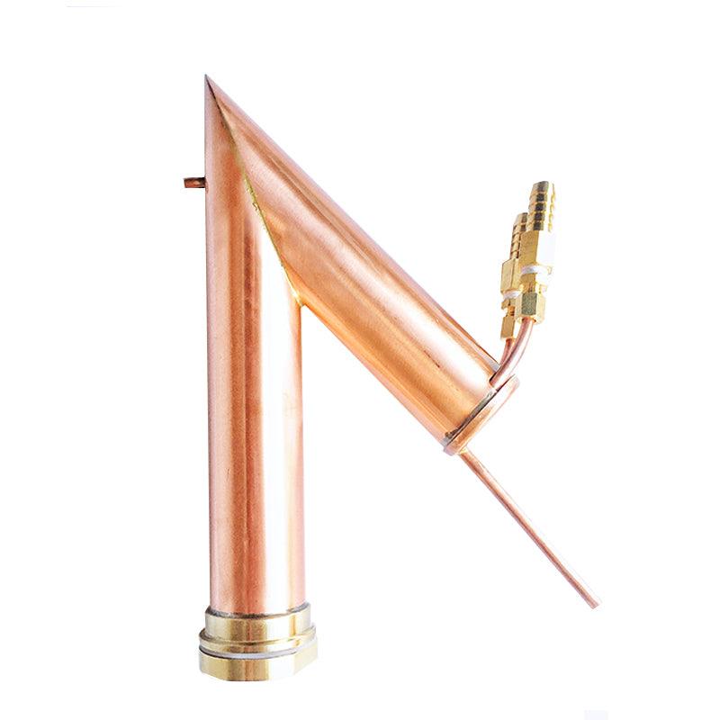 Gen 1 - AlcoEngine - Copper Pot Still with 13mm Barb Tails - KegLand