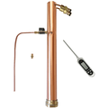 Gen2 - Alcoengine - Copper reflux Still with hose quick disconnects - KegLand