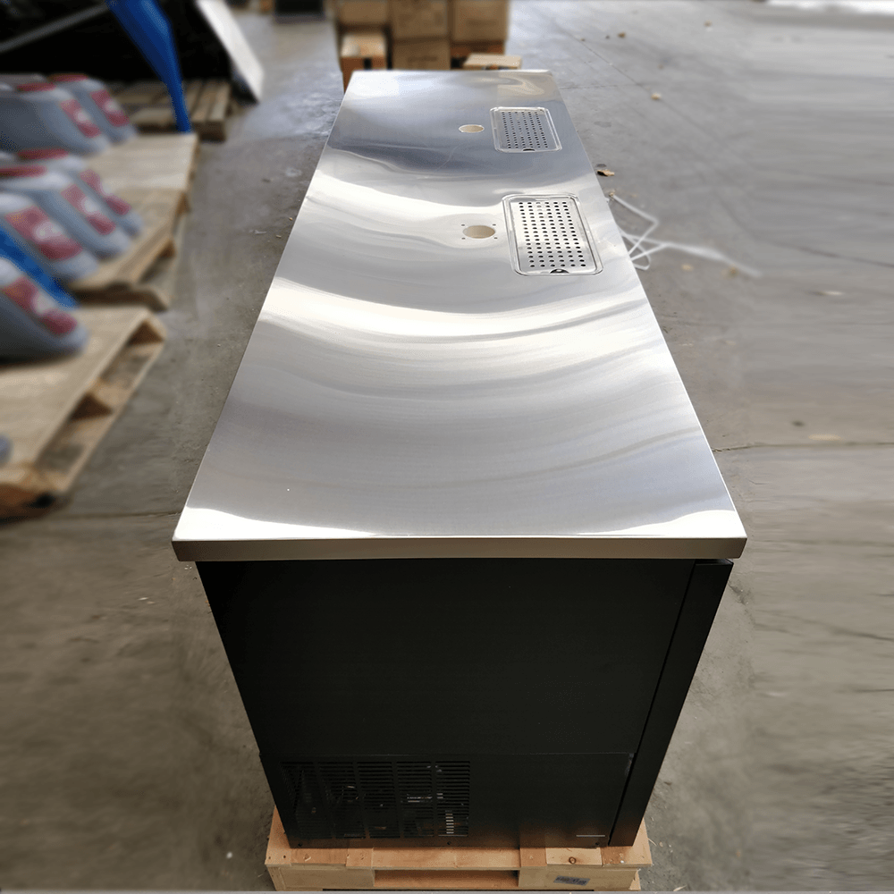 Grand Deluxe THREE DOOR Kegerator (v3, 3 Glass Doors) - KegLand